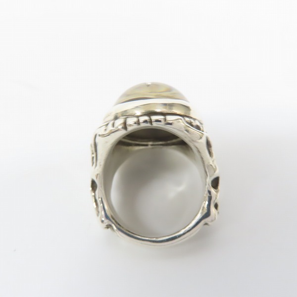 実際に弊社で買取させて頂いたALEX STREETER/アレックスストリーター エンジェルハート リング アンモライト/14.5号の画像 5枚目