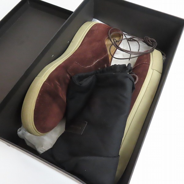 実際に弊社で買取させて頂いたDRIES VAN NOTEN/ドリス ヴァン ノッテン スウェードレザースニーカー 42の画像 8枚目