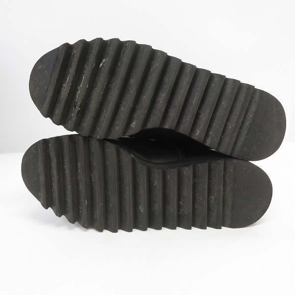 実際に弊社で買取させて頂いたHARE/ハレ シャークソール シングル モンクストラップ シューズ ブラック BE9901-04/Lの画像 2枚目