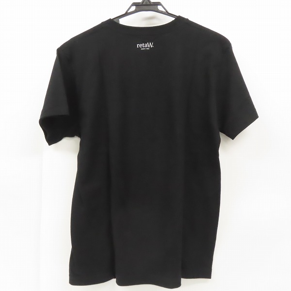実際に弊社で買取させて頂いたretaW×FRAGMENT design/リトゥ×フラグメントデザイン ロゴプリント 半袖Tシャツ ブラック Mの画像 1枚目