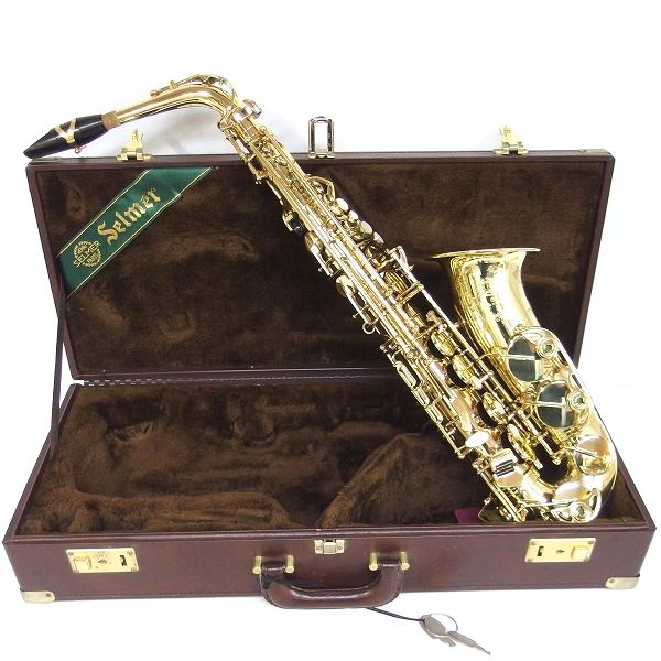 実際に弊社で買取させて頂いた★SELMER/セルマー アルトサックス SA80/Super Action 80 SERIE Ⅱ/シリーズ2 彫刻有り 58万台 ハードケース付 