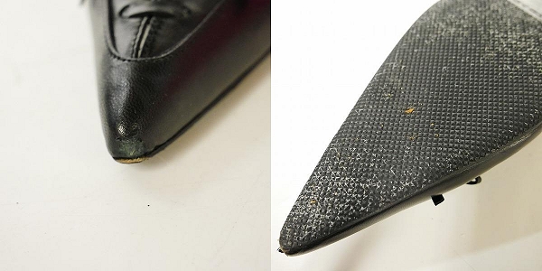 実際に弊社で買取させて頂いたPRADA/プラダ CAPRETTO BICILO レースアップ パンプス 37の画像 7枚目