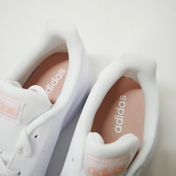 実際に弊社で買取させて頂いた【未使用】adidas/アディダス ア W ADVANCOURT BASE/ドバンコート ベース シューズ/スニーカー EE7510/25.5の画像 4枚目
