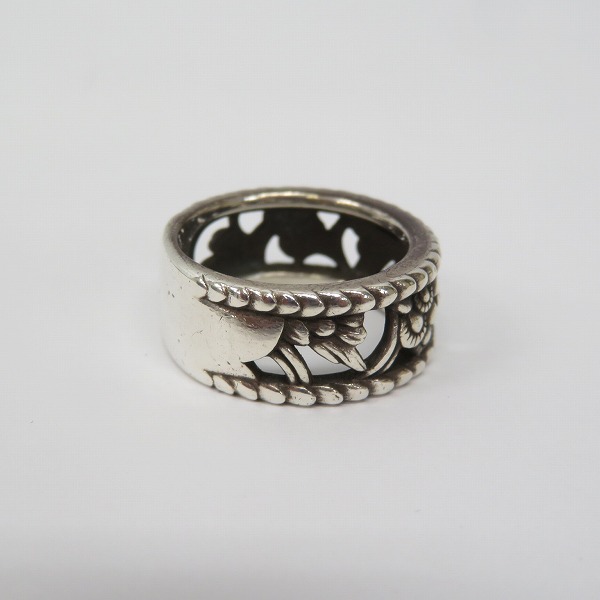 実際に弊社で買取させて頂いた【ギャラ付】Bloody Mary /ブラッディマリー 仏光万華鏡 Buddhist Lamp Ring S リング/13号の画像 4枚目