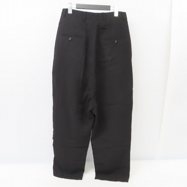 実際に弊社で買取させて頂いたRICK OWENS/リックオウエンス 19AW ベルテッドレーヨン混サルエルスラックス RU19F4366-WEEC2 US36の画像 1枚目