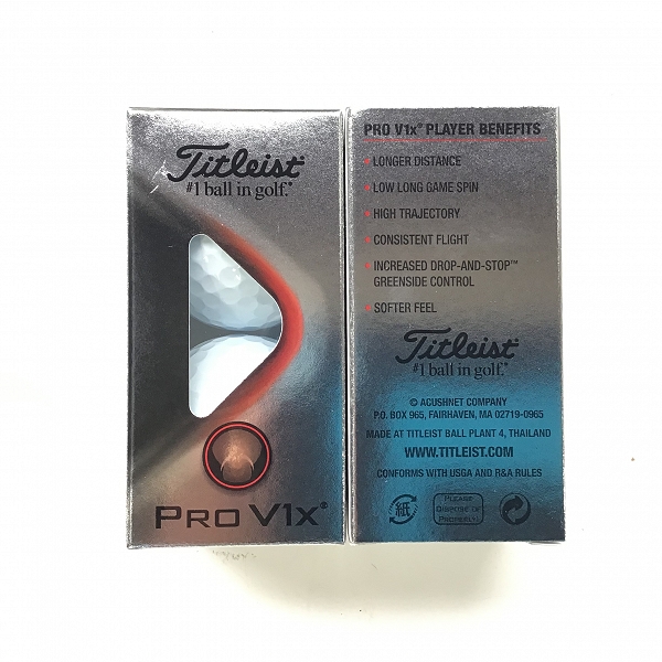 実際に弊社で買取させて頂いた（3）【未使用】Titleist/タイトリスト PRO V1x ゴルフボール 2ダースの画像 1枚目