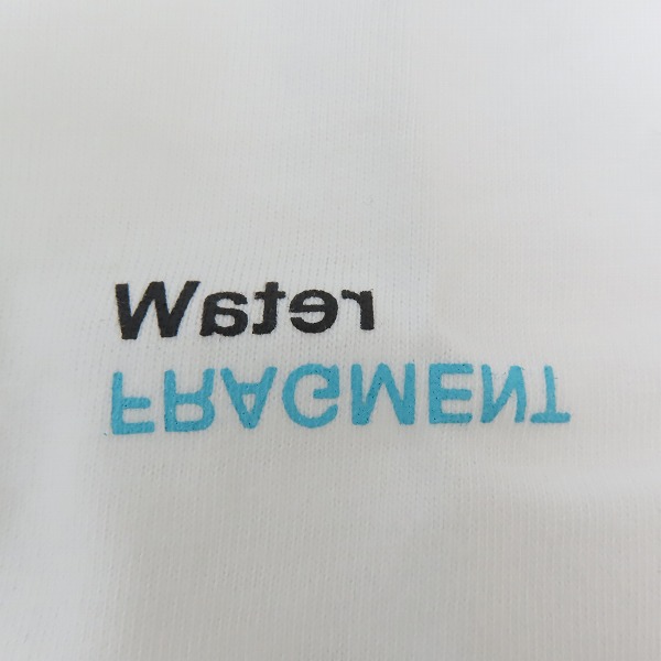 実際に弊社で買取させて頂いたretaW×FRAGMENT design/リトゥ×フラグメントデザイン  ロゴプリント 半袖Tシャツ ホワイト/Mの画像 6枚目