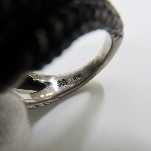 実際に弊社で買取させて頂いた【ギャラ付き】Bloody Mary/ブラッディマリー バルブリング w/ロンドン ブルートパーズ/ダイヤ 17号の画像 6枚目