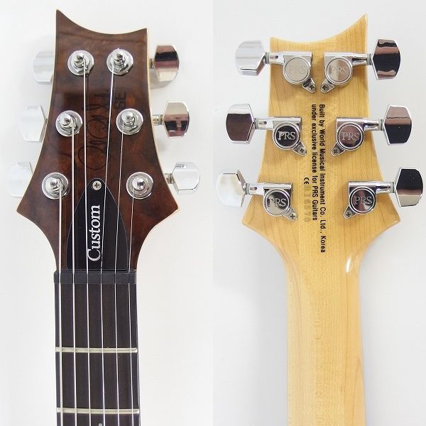 実際に弊社で買取させて頂いた★PRS/Paul Reed Smith/ポールリードスミス SE Custom 24 バードインレイ コイルタップ搭載 ギグケース付 の画像 3枚目