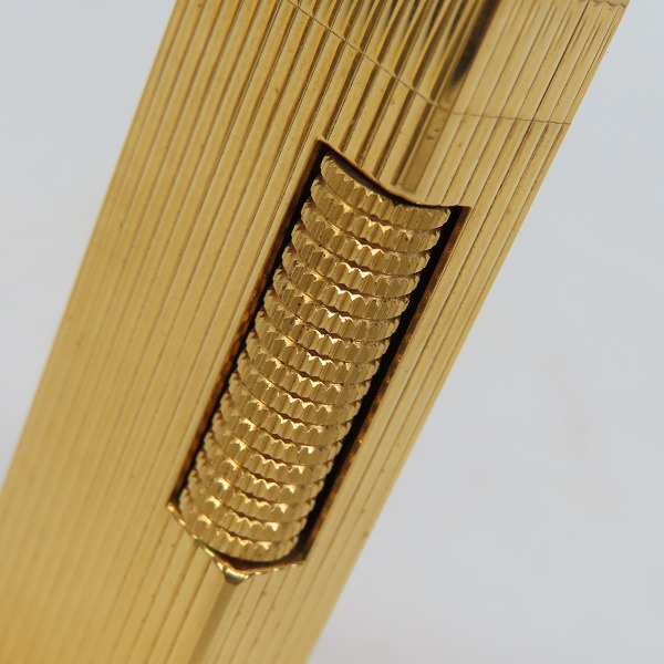 実際に弊社で買取させて頂いたdunhill/ダンヒル サイドローラーガスライター ゴールドの画像 4枚目