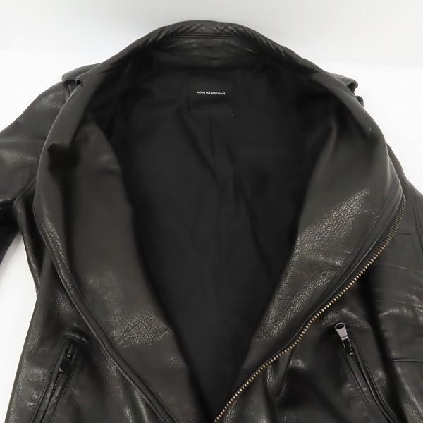 実際に弊社で買取させて頂いたMoonage Devilment/ムーンエイジデビルメント  カウレザーダブルライダースジャケット mjk-0116/44の画像 5枚目