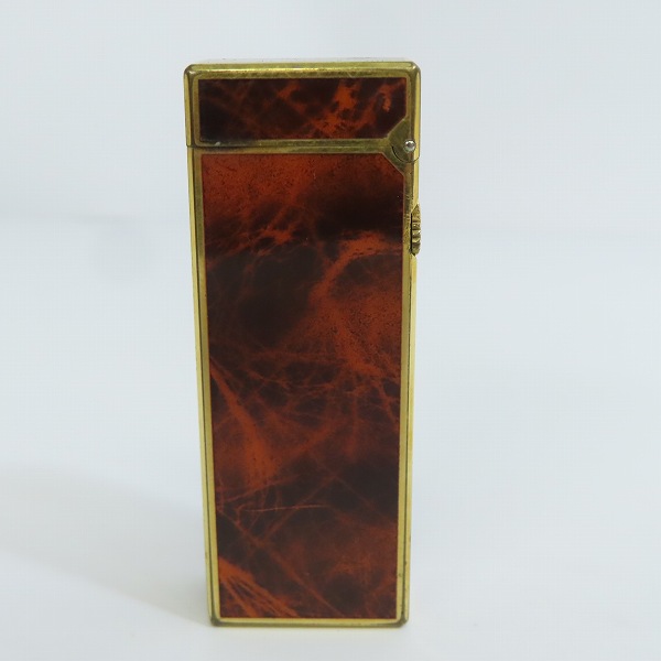 実際に弊社で買取させて頂いたdunhill/ダンヒル サイドローラーガスライター ブラウン×ゴールドの画像 1枚目