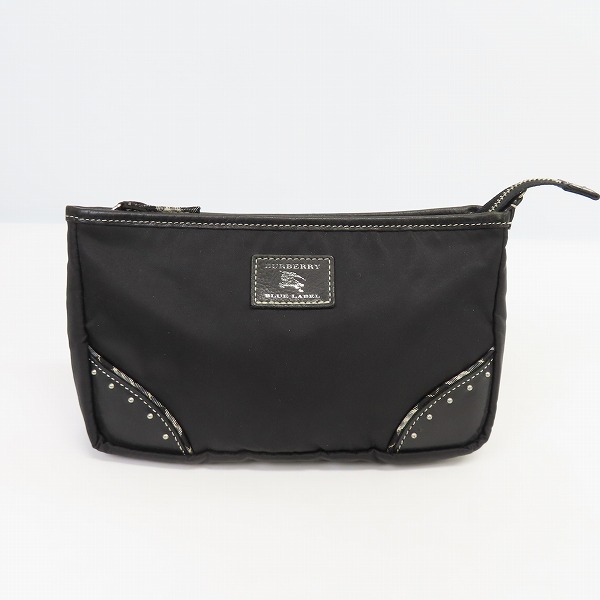 実際に弊社で買取させて頂いたBURBERRY BLUE LABEL/バーバリーブルーレーベル スタッズ クラッチバッグ