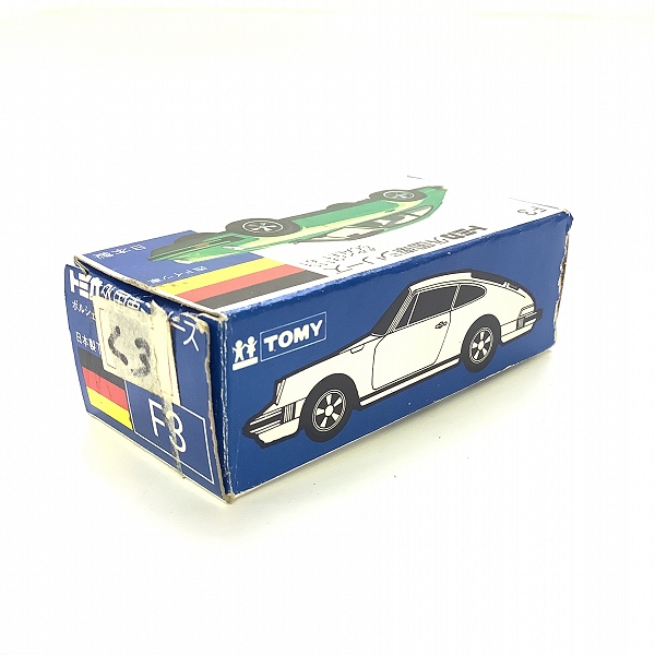 実際に弊社で買取させて頂いた(4)【空箱のみ】トミカ 外国車シリーズ 青箱 F3 ポルシェ 911Sの画像 2枚目
