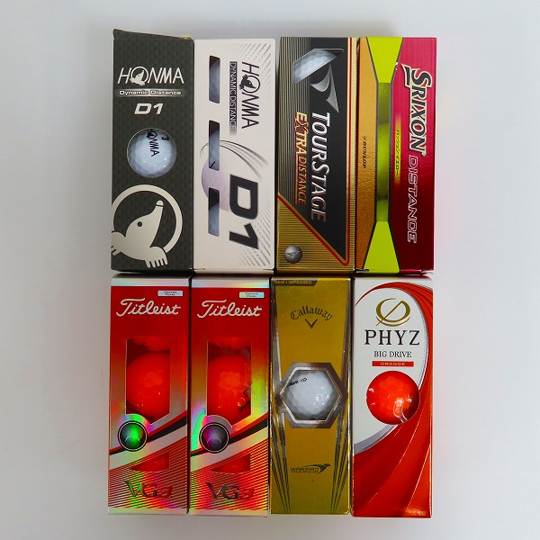 実際に弊社で買取させて頂いた【未使用】DUNLOP/ダンロップ Titleist/タイトリスト BRIDGESTONE/ブリヂストン 他 ゴルフボール   計2ダース