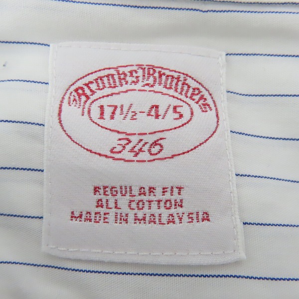 実際に弊社で買取させて頂いたBrooks Brothers/ブルックスブラザーズ ストライプ柄シャツ 17.5-4/5の画像 2枚目