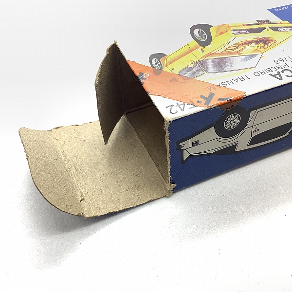 実際に弊社で買取させて頂いた【空箱のみ】トミカ 外国車シリーズ 青箱 F42 ポンティアック ファイアーバード トランザムの画像 4枚目