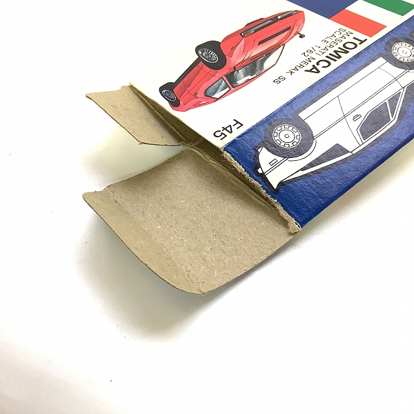実際に弊社で買取させて頂いた(1)【空箱のみ】トミカ 外国車シリーズ 青箱 F45 マセラティ メラク SSの画像 4枚目