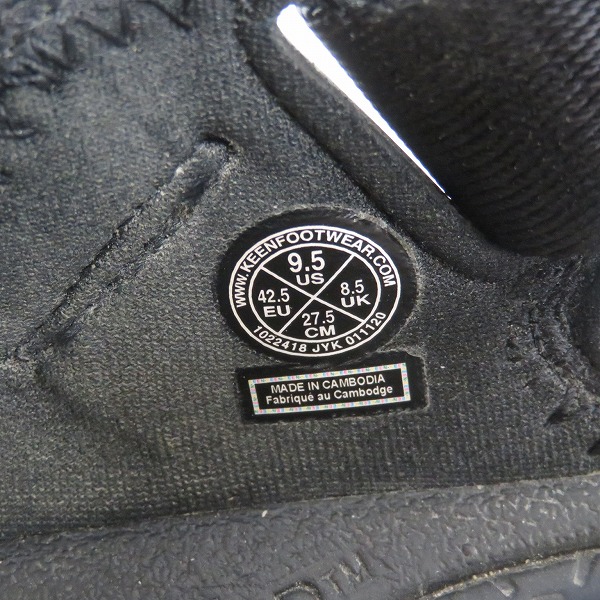 実際に弊社で買取させて頂いたKEEN/キーン ZERRAPORT 2/ゼラポート 2 ブラック 1022418 /27.5の画像 5枚目