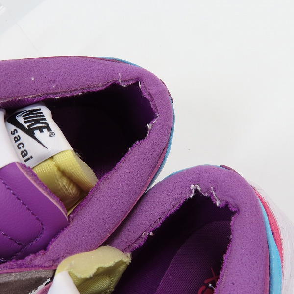 実際に弊社で買取させて頂いたNIKE×SACAI×KAWS/ナイキ×サカイ×カウズ BLAZER LOW/ブレーザーロー DM7901-500/29の画像 6枚目