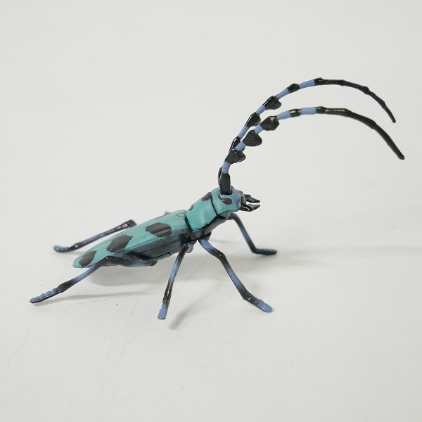 実際に弊社で買取させて頂いたFuruta/フルタ 海洋堂 チョコエッグ 日本の動物コレクション 144 ルリボシカミキリ 5点セット/昆虫/食玩/フィギュアの画像 3枚目