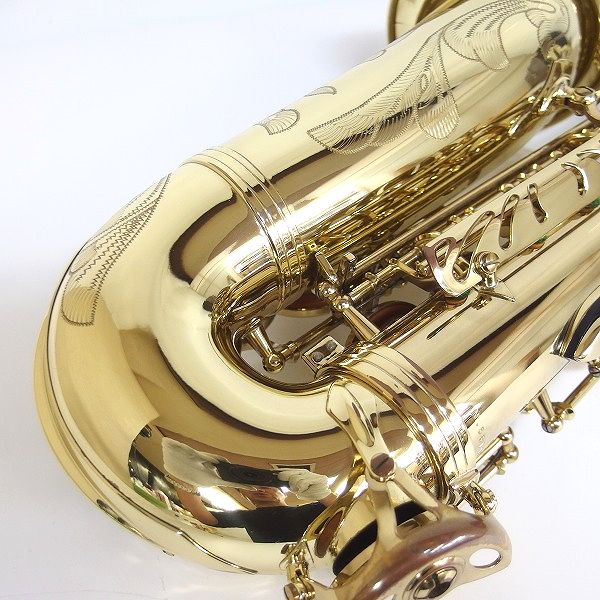 実際に弊社で買取させて頂いた★SELMER/セルマー アルトサックス SA80/Super Action 80 SERIE Ⅱ/シリーズ2 彫刻有り 58万台 ハードケース付 の画像 4枚目