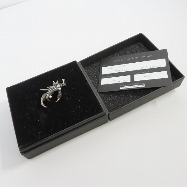 実際に弊社で買取させて頂いた【ギャラ付き】Bloody Mary/ブラッディマリー NIGHT RAVEN PENDANT/ナイト レイヴン ペンダントの画像 8枚目