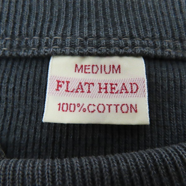 実際に弊社で買取させて頂いたTHE FLAT HEAD/フラットヘッド プリント 両V スウェット トレーナー Size：Mの画像 2枚目