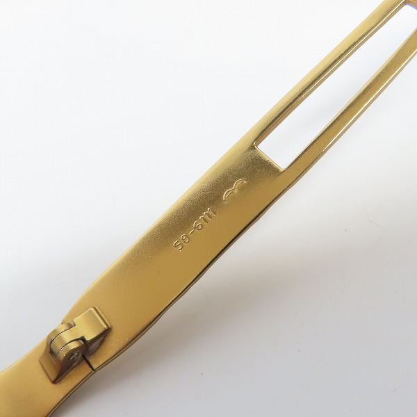 実際に弊社で買取させて頂いたJean Paul GAULTIER/ジャンポールゴルチエ サングラス/アイウェア/度入り 58-6111の画像 6枚目