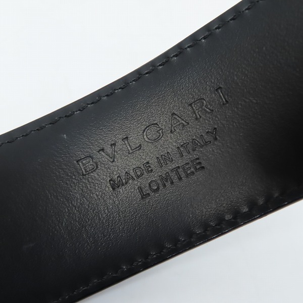 実際に弊社で買取させて頂いたBVLGARI/ブルガリ ロゴバックル レザー ベルトの画像 3枚目