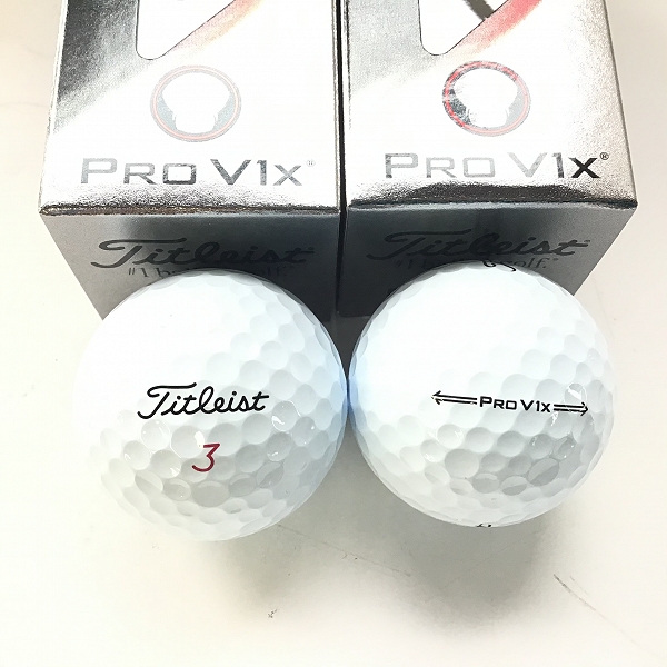 実際に弊社で買取させて頂いた（2）【未使用】Titleist/タイトリスト PRO V1x ゴルフボール 1ダースの画像 2枚目