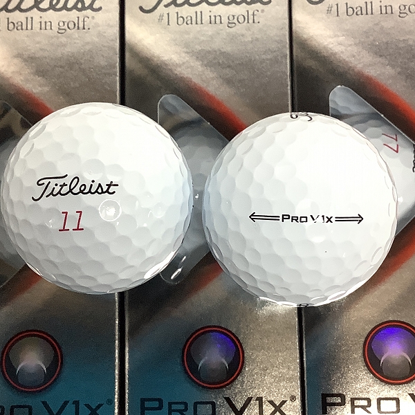 実際に弊社で買取させて頂いた(5)【未使用】Titleist/タイトリスト PRO V1x ゴルフボール 1ダースの画像 1枚目