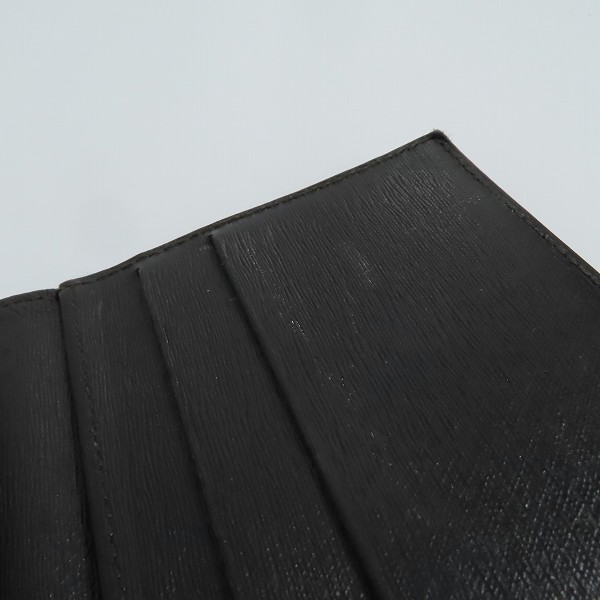 実際に弊社で買取させて頂いたdunhill/ダンヒル シルバー金具 二つ折り レザー 長財布 ウォレット の画像 6枚目