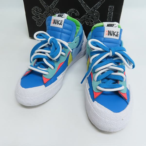 実際に弊社で買取させて頂いたKAWS×sacai×NIKE/カウズ×サカイ×ナイキ Blazer Low Neptune Blue DM7901-400/24