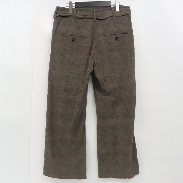 実際に弊社で買取させて頂いたANN DEMEULEMEESTER/アンドゥムルメステール チェック柄 パンツ XXSの画像 1枚目