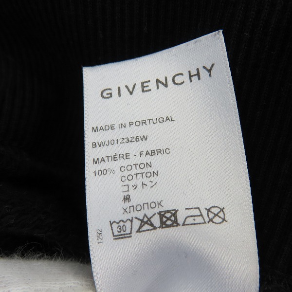実際に弊社で買取させて頂いた【JPタグ】GIVENCHY/ジバンシー 22 SS ロゴプリント オーバーサイズフーディー/パーカー BWJ01Z3Z5W/Lの画像 4枚目