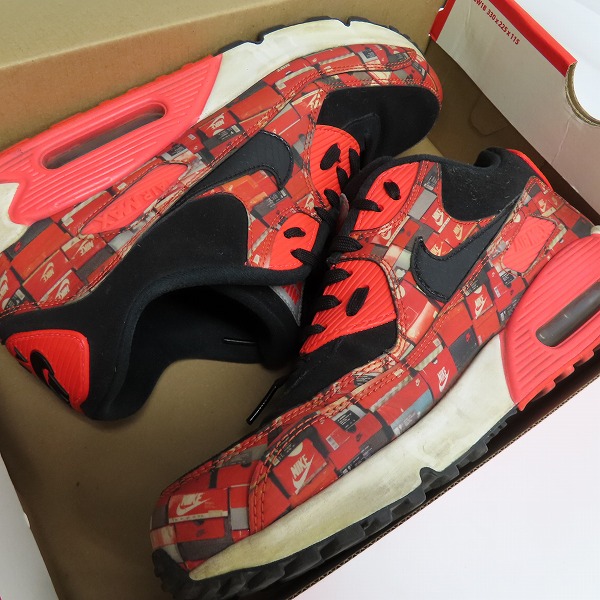 実際に弊社で買取させて頂いたNIKE×atmos/ナイキ×アトモス AIR MAX 90 PRNT WE LOVE NIKE AQ0926-001 28.0の画像 7枚目