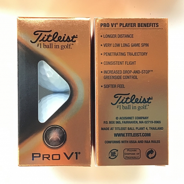 実際に弊社で買取させて頂いた（3）【未使用】Titleist/タイトリスト PRO V1 ゴルフボール2ダースの画像 1枚目