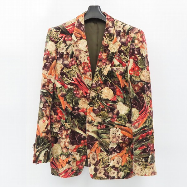 実際に弊社で買取させて頂いたPaul Smith COLLECTION/ポールスミス コレクション ベジタブルプリント 2ボタン テーラードジャケット Size：L