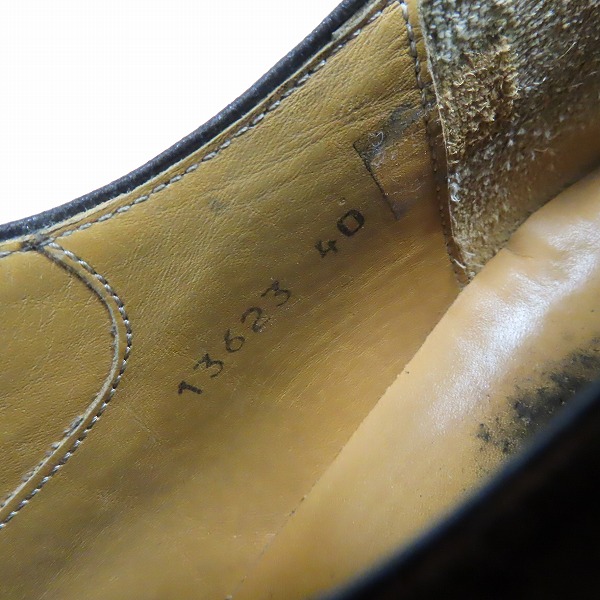 実際に弊社で買取させて頂いたMAGNANNI/マグナーニ モンクストラップ スエード ドレスシューズ 13623 /40の画像 5枚目