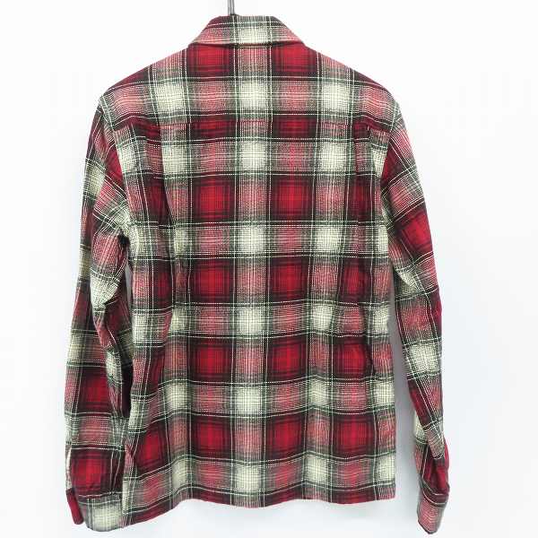 実際に弊社で買取させて頂いたFLAT HEAD/フラットヘッド Black Mint チェック柄 長袖 シャツ 40の画像 1枚目