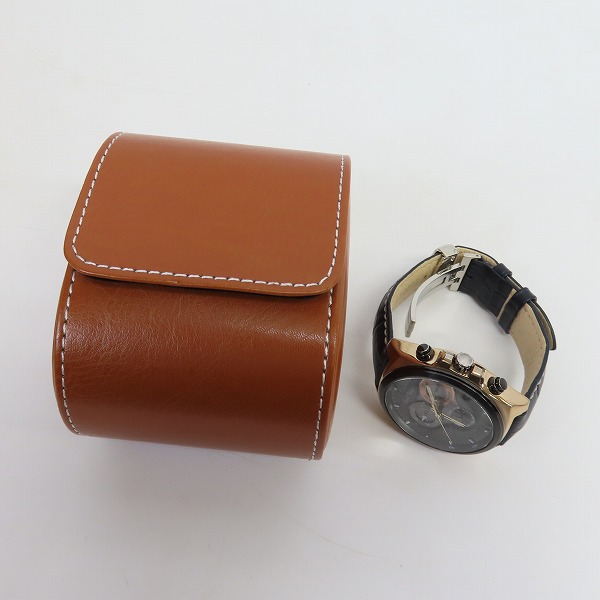 実際に弊社で買取させて頂いたPaul Smith/ポールスミス 電波ソーラー クロノグラフ E610-T021824の画像 7枚目