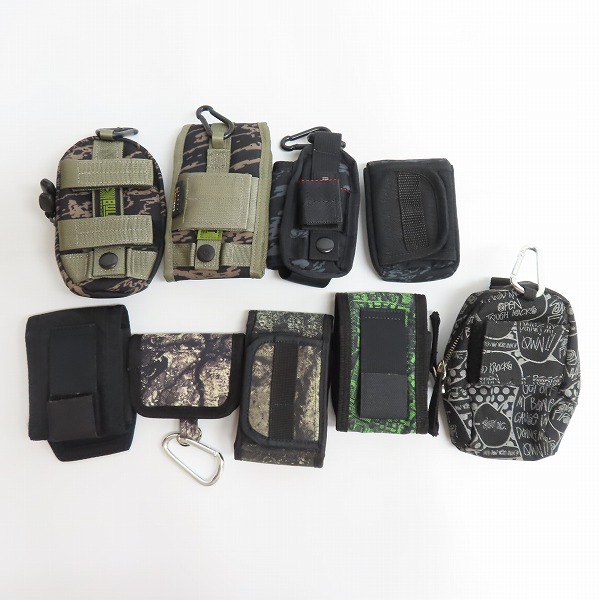 実際に弊社で買取させて頂いた【おまとめ品】BackChannel/バックチャンネル  NITRAID/ナイトレイド 他 マルチポーチの画像 1枚目