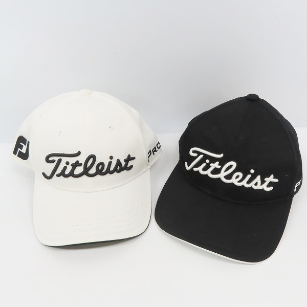 実際に弊社で買取させて頂いたTitleist/タイトリスト PRO V1 ツアーキャップ HJ8CTR 2点セット