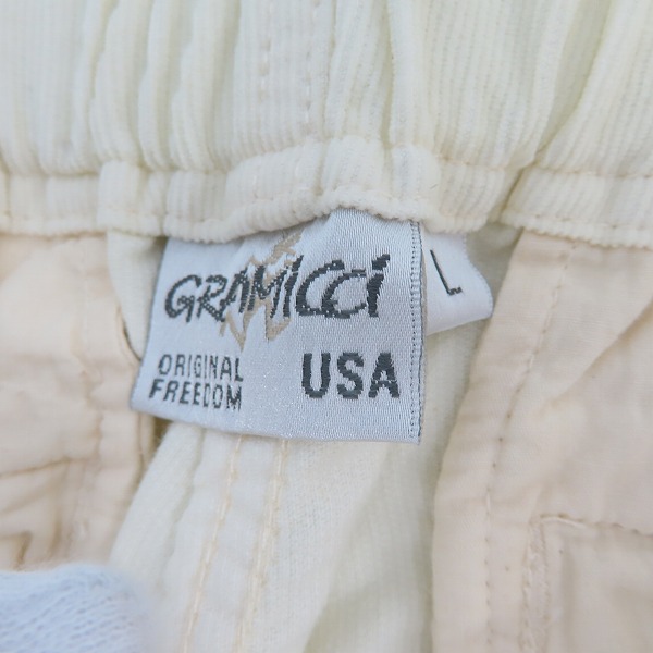 実際に弊社で買取させて頂いたGRAMICCI×URBAN RESEARCH DOORS/グラミチ×アーバンリサーチドアーズ コーデュロイ NNショーツ GMP-14S110/Lの画像 3枚目
