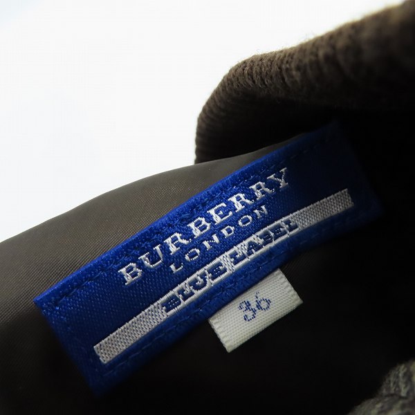 実際に弊社で買取させて頂いたBURBERRY BLUE LABEL/バーバリー ブルーレーベル 七分袖 ベルト ワンピース FMF20-852-56/36の画像 2枚目