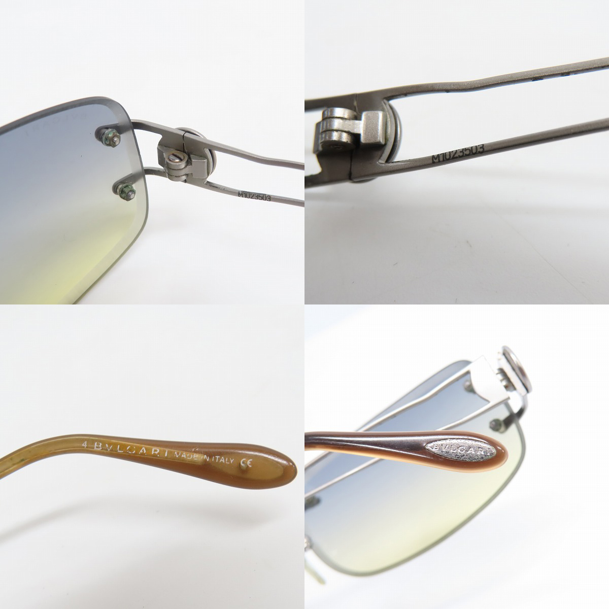 実際に弊社で買取させて頂いたBVLGARI/ブルガリ ツーポイント サングラス/アイウェアの画像 5枚目
