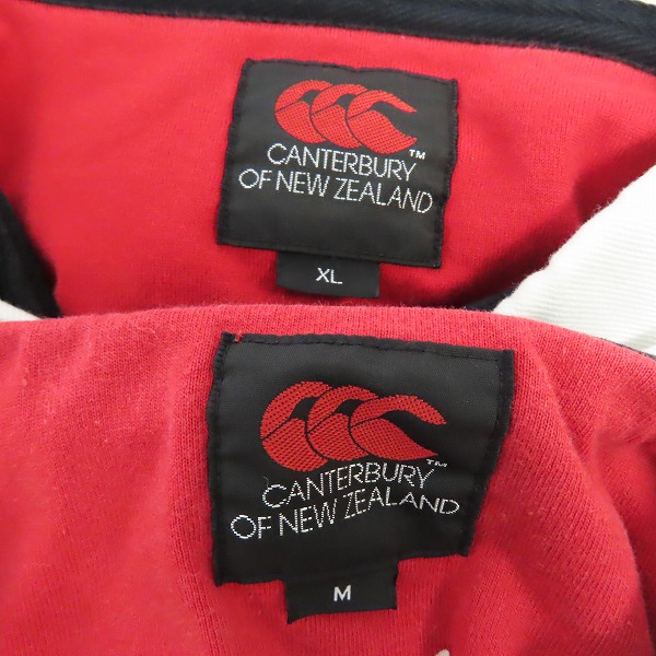 実際に弊社で買取させて頂いたCANTERBURY/カンタベリー 半袖 ラガーシャツ/ポロシャツ 刺繍 ワッペン/4点セットの画像 2枚目