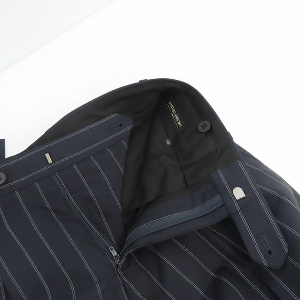実際に弊社で買取させて頂いた【未使用】UNITED ARROWS/ユナイテッドアローズ ダブルストライプ 3B コンフォート スーツ セットアップ 1123-259-5240/42の画像 5枚目