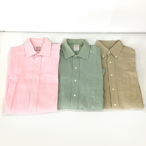 実際に弊社で買取させて頂いた【おまとめ品】BROOKS BROTHERS/ブルックスブラザーズ ストライプ/チェック柄/無地 シャツの画像 5枚目